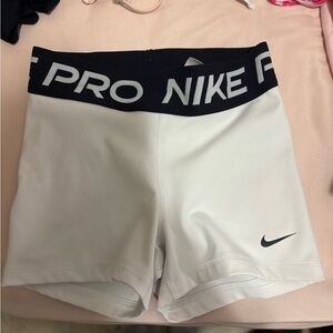 Nike Black & White Pro Women's Bike Shorts